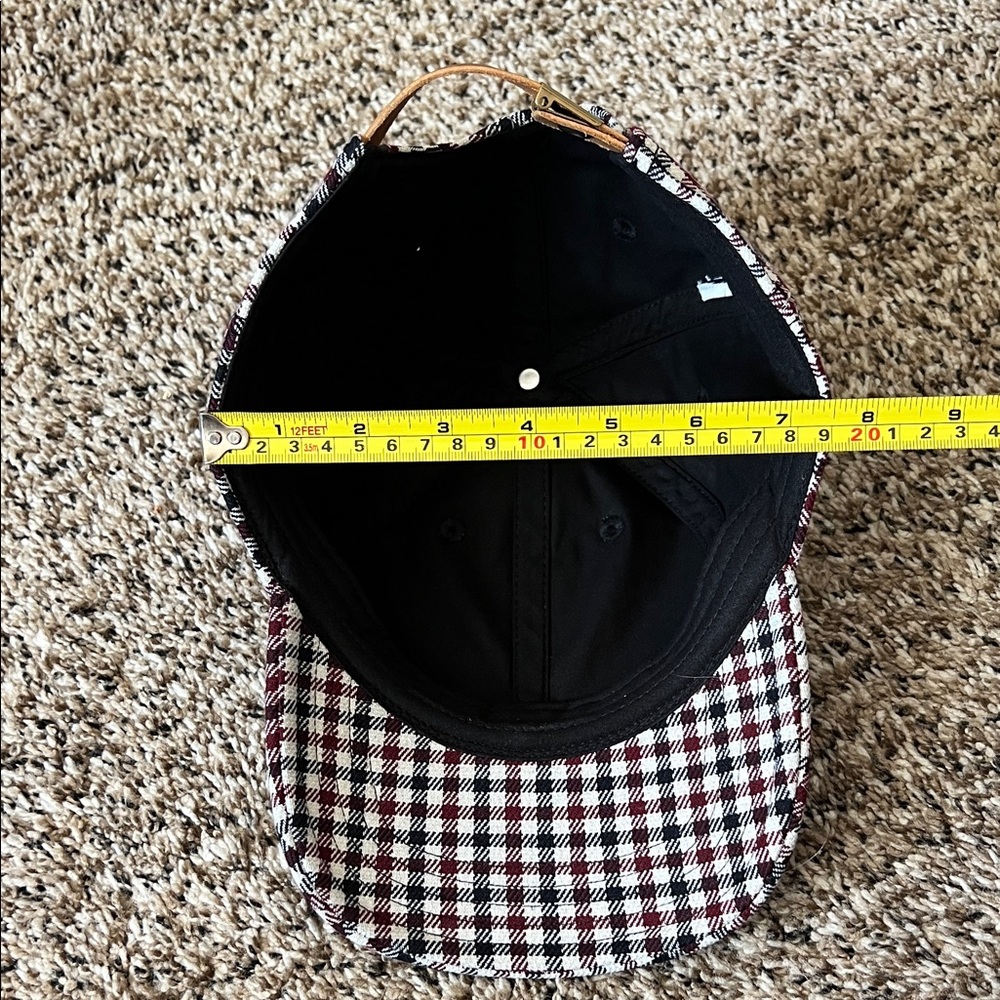 Madewell Houndstooth Women’s Plaid Baseball Cap - Picture 6 of 6